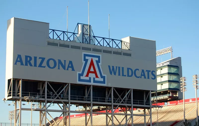 Image: a sign that says arizona wildcats