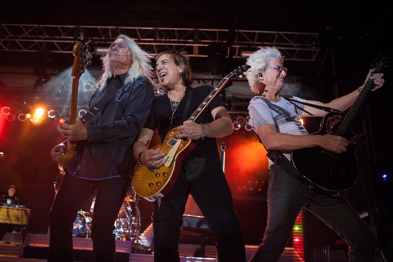 REO Speedwagon during a 2015 concert in Phoenix.