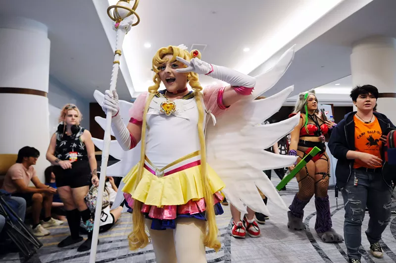Image: Saboten Con attendee Kiki Kosplays as Sailor Moon in her final form from “Sailor Moon Eternal" at Saboten Con 2025.