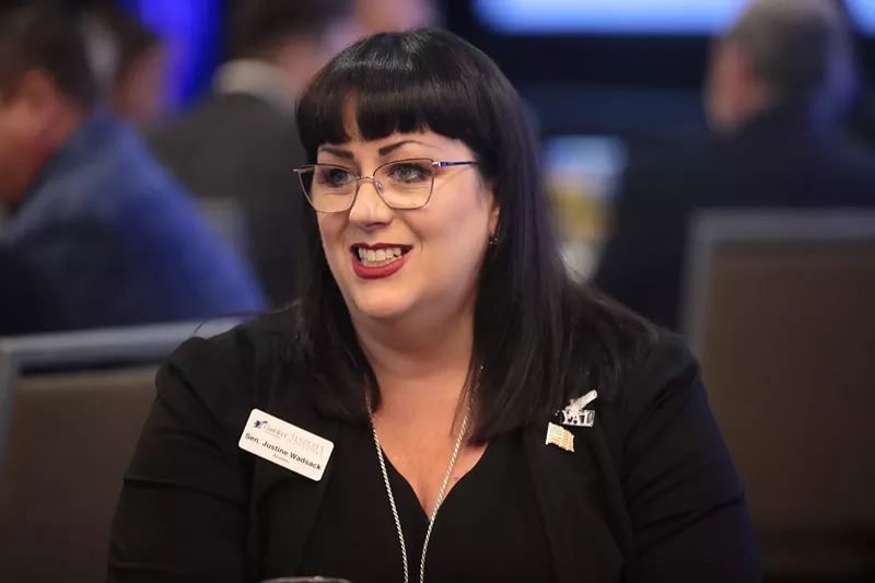 Image: Organizers of a recall effort want to make Sen. Justine Wadsack the second state senator in Arizona booted from office.