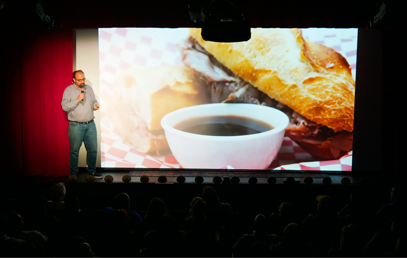 Image: Barry Enderwick did a deep dive on the French Dip at his show in Los Angeles. Soon, he'll take the stage in Tempe.