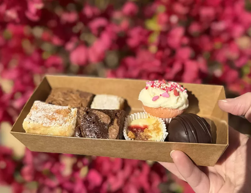 Image: For the indecisive, Tracy Dempsey Originals offers treat boxes with two-bite versions of its latest bakes. The Tempe shop is one of the best spots for dessert in the Valley.