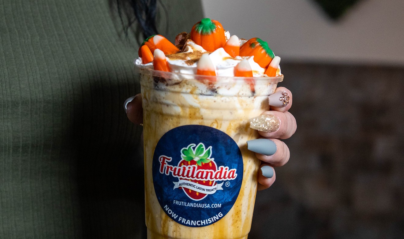 Frutilandia is offering a taste of fall with its Pumpkin Pecan Shake through Nov. 15.