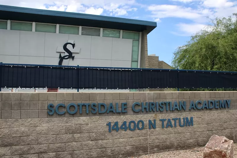 Image: the exterior of scottsdale christian academy