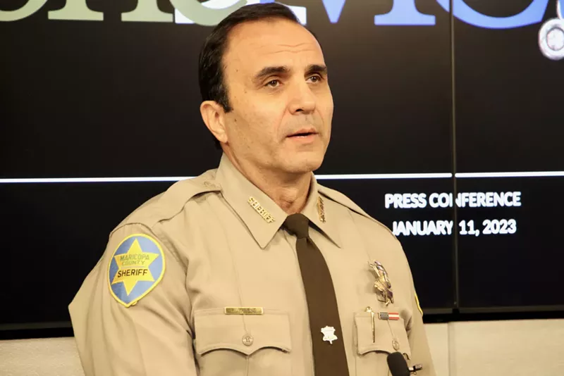 Image: Maricopa County Sheriff Paul Penzone is contending with a backlog of more than 2,000 misconduct investigations.