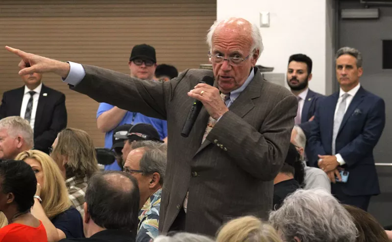 Image: Sheriff’s office court-ordered community meeting goes off the rails