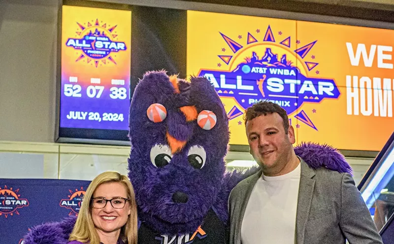 Image: Sky Harbor unveils countdown clock to the WNBA All-Star Game: 9 photos