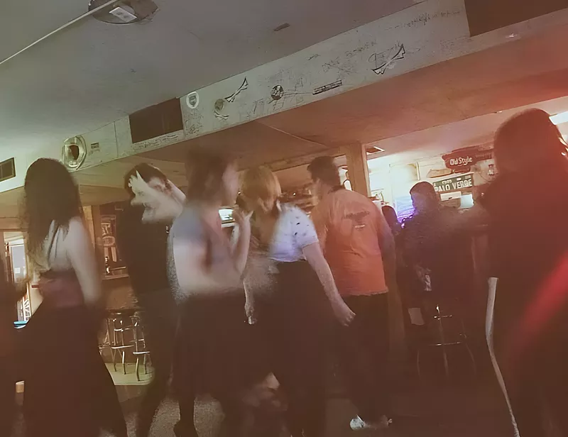 Image: The scene from a dance party put on by The Coven at Tempe's Palo Verde Lounge.