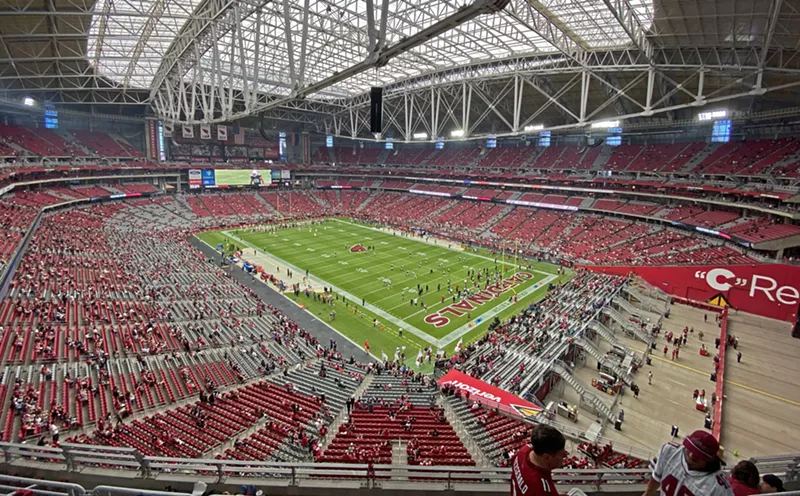 Image: State Farm Stadium provides the second-cheapest game day experience among NFL stadiums.
