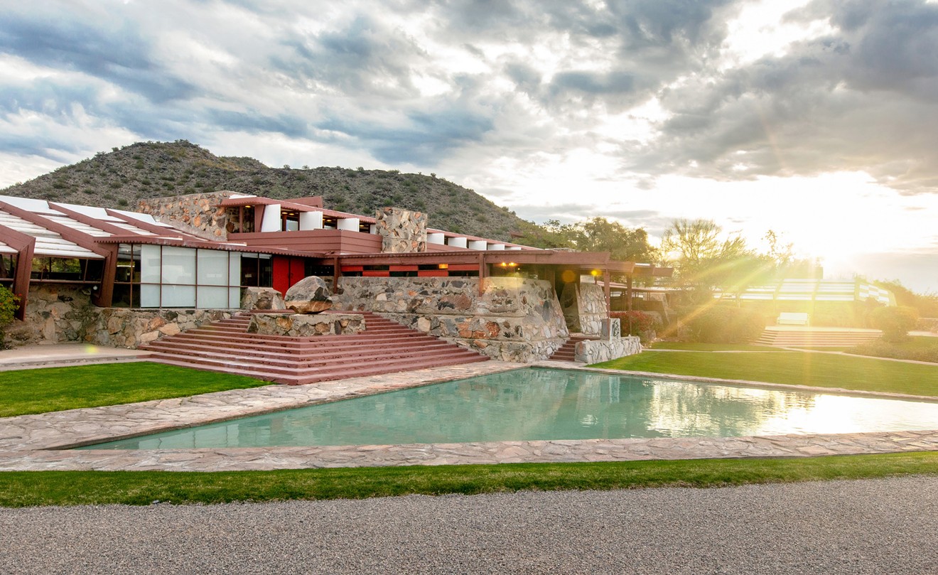 Taliesin West was Frank Lloyd Wright's summer home and studio.