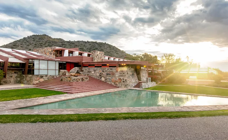 Image: Taliesin West was Frank Lloyd Wright's summer home and studio.