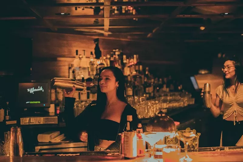 Image: The Womack, a retro cocktail lounge, opened earlier this month.