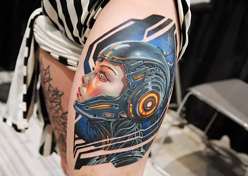Image: One of the many fantastic pieces created at Hell City Tattoo Festival 2025 in Phoenix.