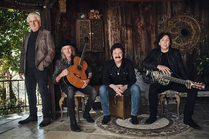 Image: The Doobie Brothers (from left): Michael McDonald, Pat Simmons, Tom Johnston, and John McFee.