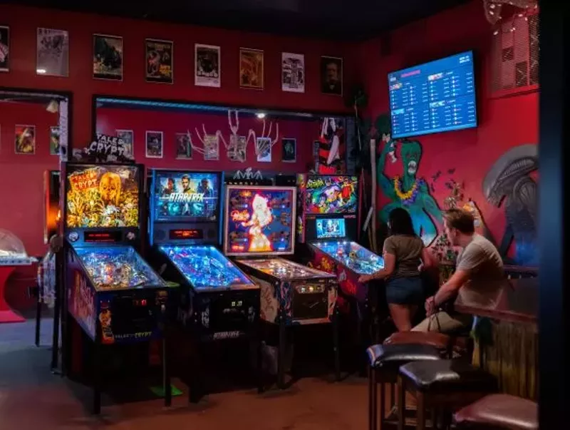 Image: Electric Bat Arcade in Tempe is inside Yucca Tap Room.