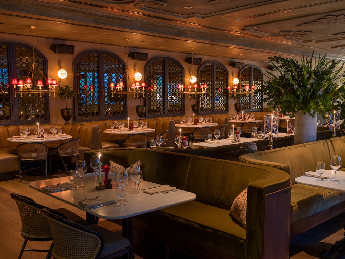 Le Âme, a Parisian-inspired steakhouse, is one of five dining concepts at The Global Ambassador.
