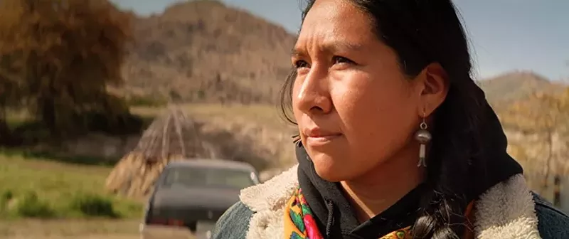 Image: Carrie Curley in Apache Leap.