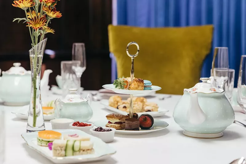 Image: Tea at Wrigley Mansion is an afternoon delight.