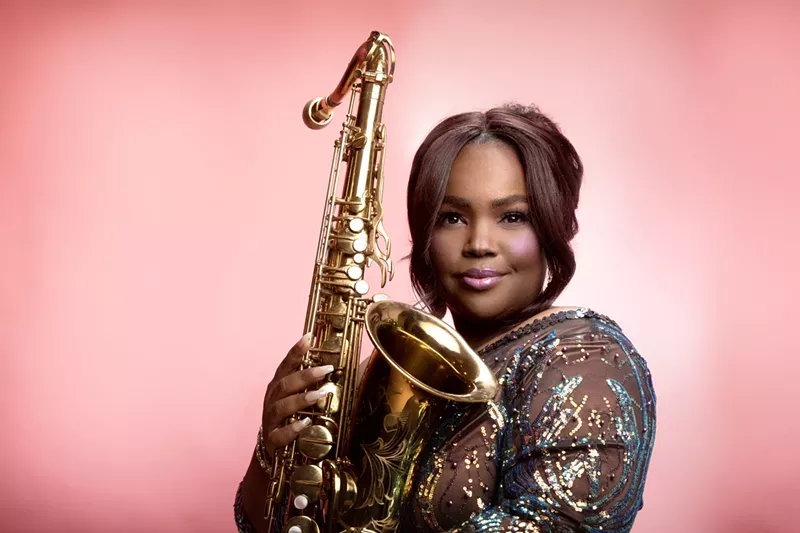 Image: Saxophonist and vocalist C
