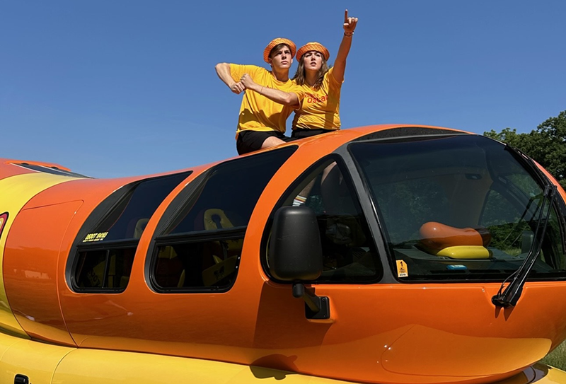 Image: BBQ Brady and Aioli Anna are bringing the Wienermobile to Phoenix this week.