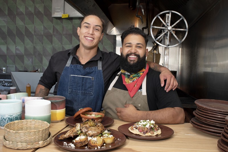 Chef Rene Andrade (right) opened Bacanora in 2021. Since then, the restaurant has shot to the top of the culinary conversation.