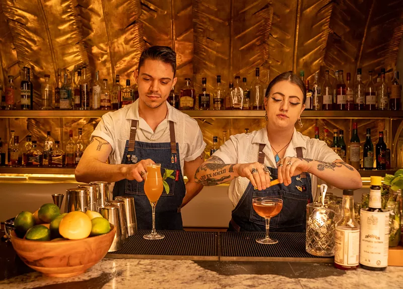 Image: Sit at the backlit bar for a buzzy vibe at Coabana.