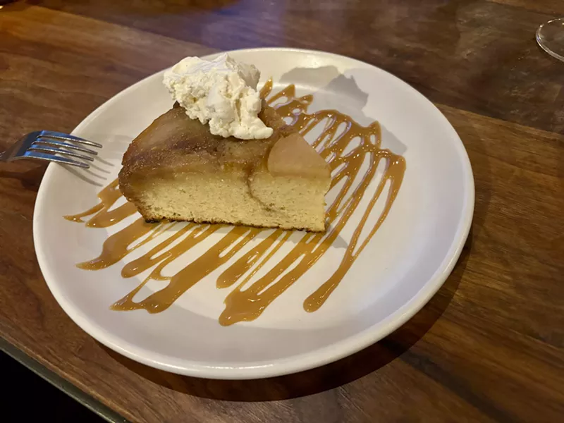 Image: The pear upside-down cake at Tesota is one of our favorite desserts in Phoenix.