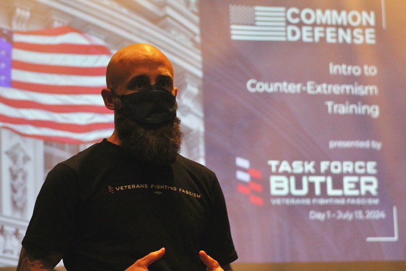 Kristofer Goldsmith runs Task Force Butler, a nonprofit dedicated to exposing domestic extremist organizations.
