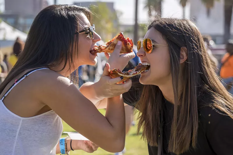 Image: Pizza fanatics unite at Phoenix Pizza Festival.
