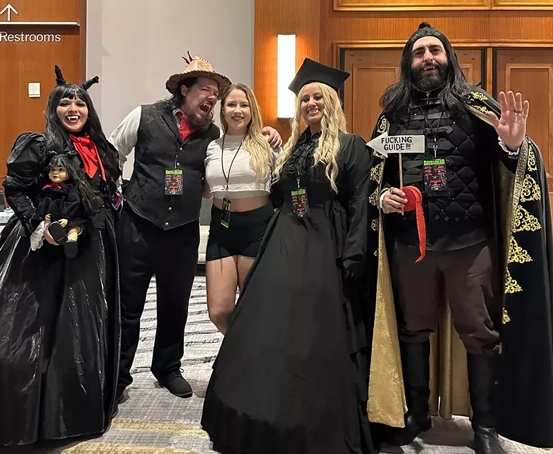 Image: Members of local cosplay group Return of the Giving Dead with Scaredycast co-host Kelsey Dickerson, center, at last year's Days of the Dead Phoenix.