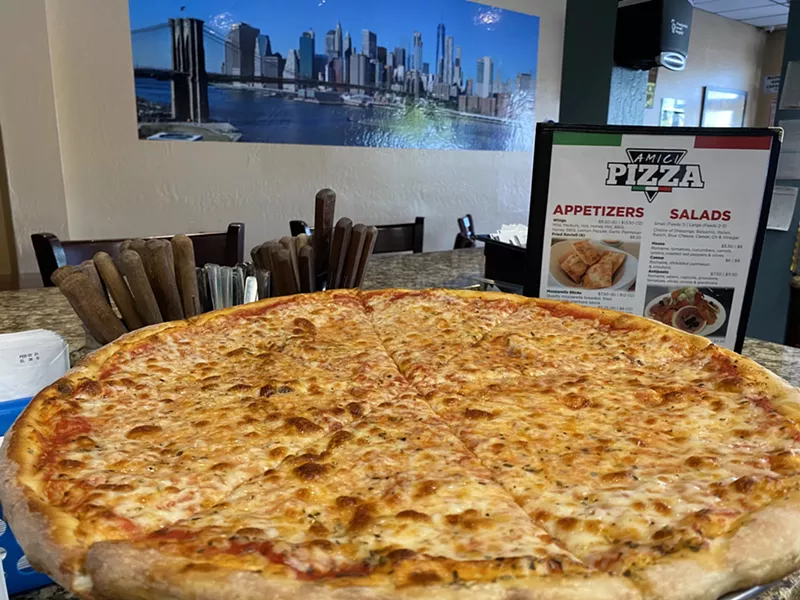 Image: Following the original restaurant's success, the owners of Amici Pizza have opened a second location.