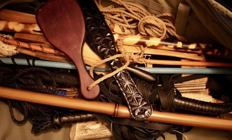 Paddles and floggers and canes, oh my!