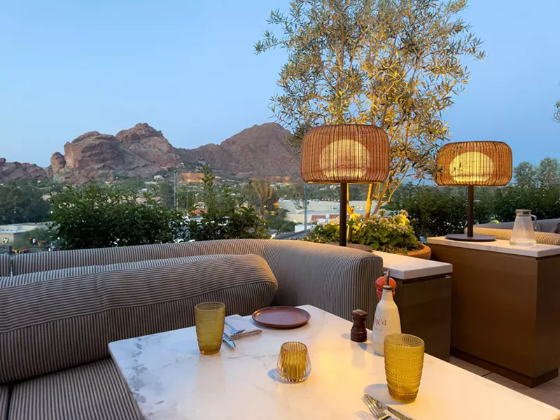 Image: The food at Thea might leave you wanting, but the view is lovely.