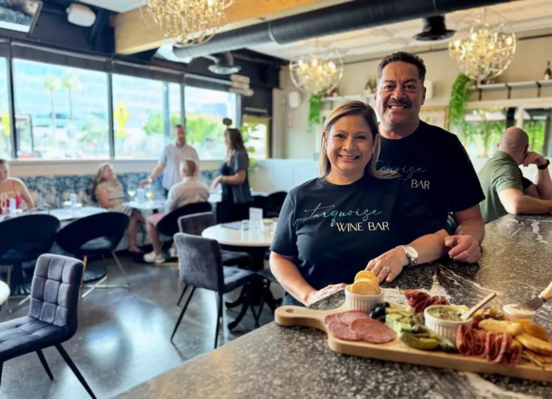 Image: Oly and Jesse Salgado will open Turquoise Wine Bar on Roosevelt Row on July 31.