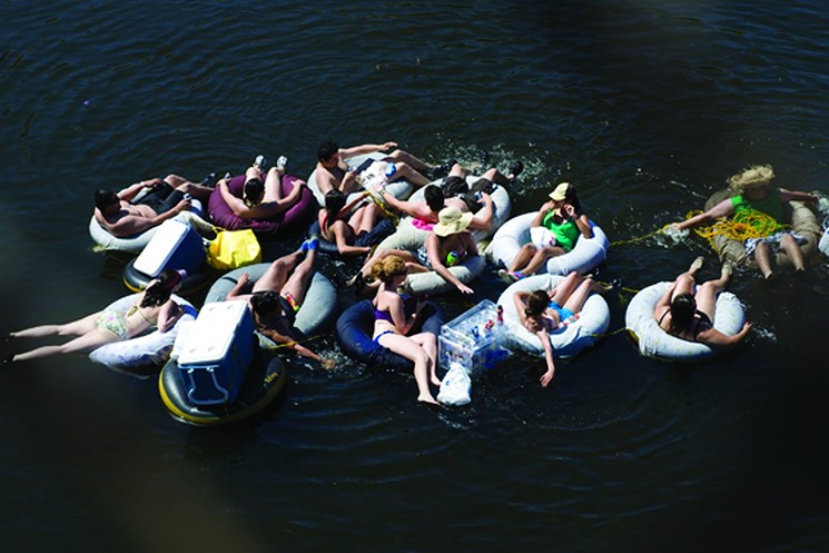 Tubing on the Salt River is a Phoenix summer tradition. - VICTOR PALAGANO
