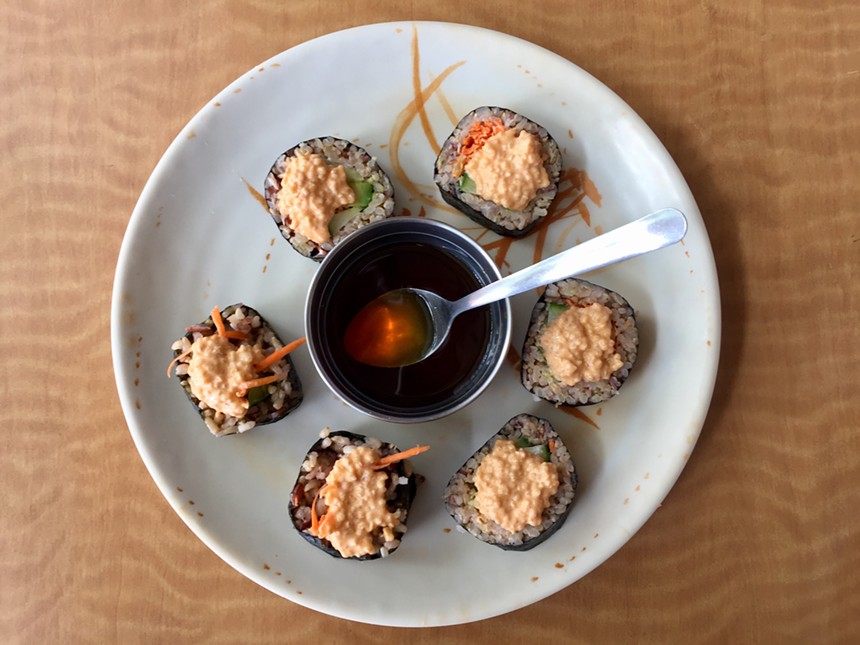 Order the Tokyo Roll at Red Curry Vegan Kitchen.  - ALLISON YOUNG