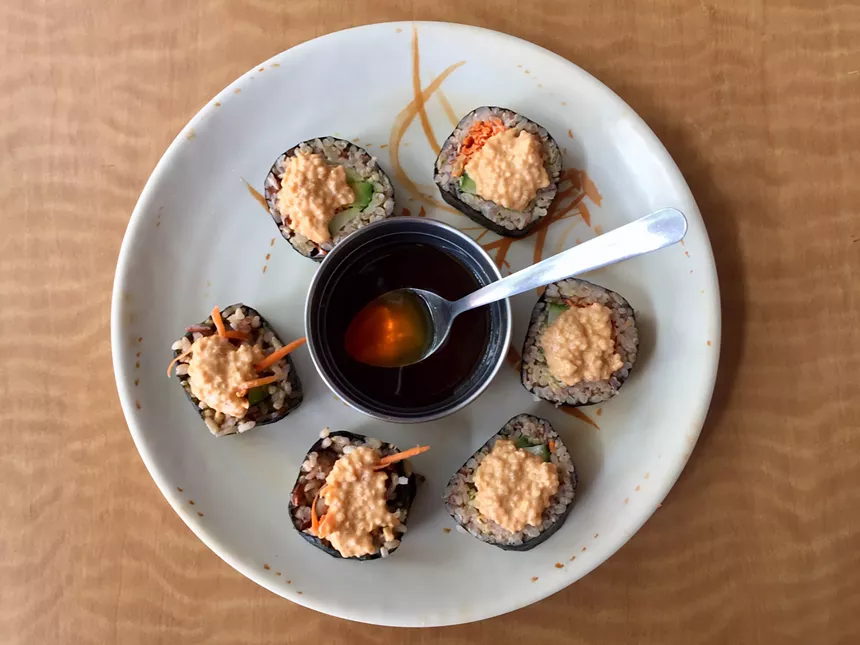 Order the Tokyo Roll at Red Curry Vegan Kitchen. - ALLISON YOUNG
