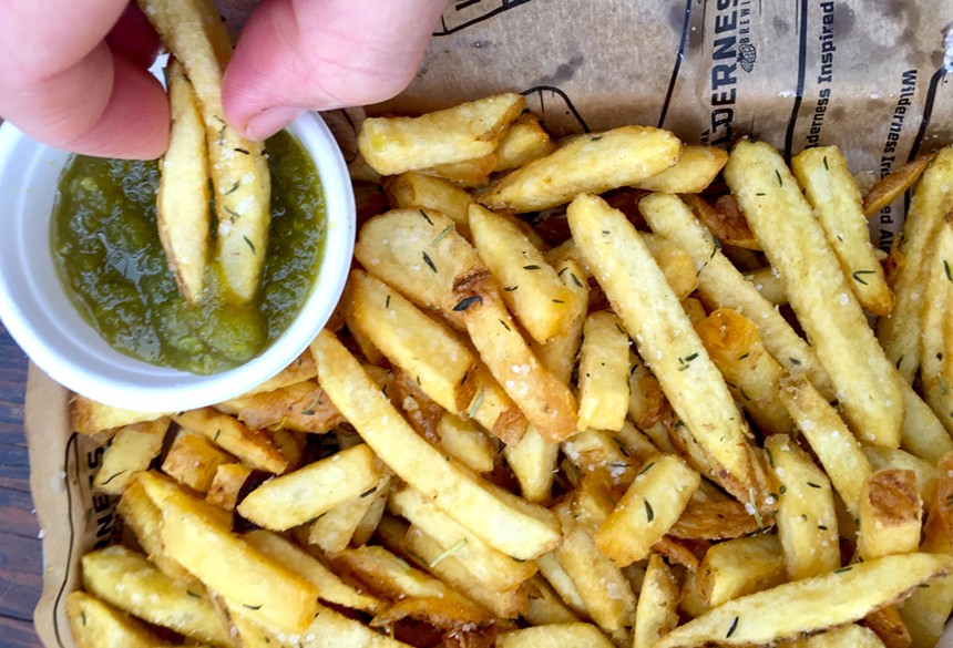Duck fat fries from Arizona Wilderness Brewing Co. - ALLISON YOUNG