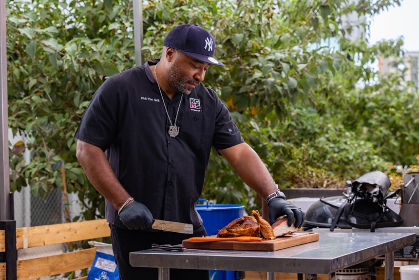 Phil Johnson, owner and pitmaster at Trapp House BBQ, started with a food truck. Today, he owns one of Phoenix's hottest barbecue restaurants. - TRAPP HAUS BBQ