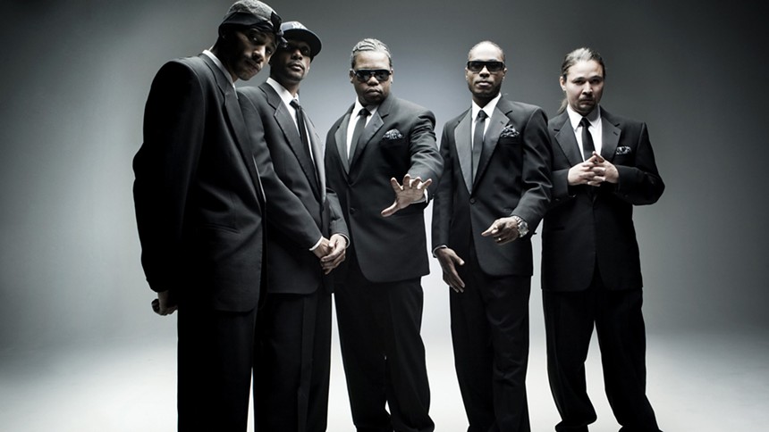 Hip-hop legends Bone Thugs-N-Harmony. - COURTESY OF LUCKYMAN CONCERTS