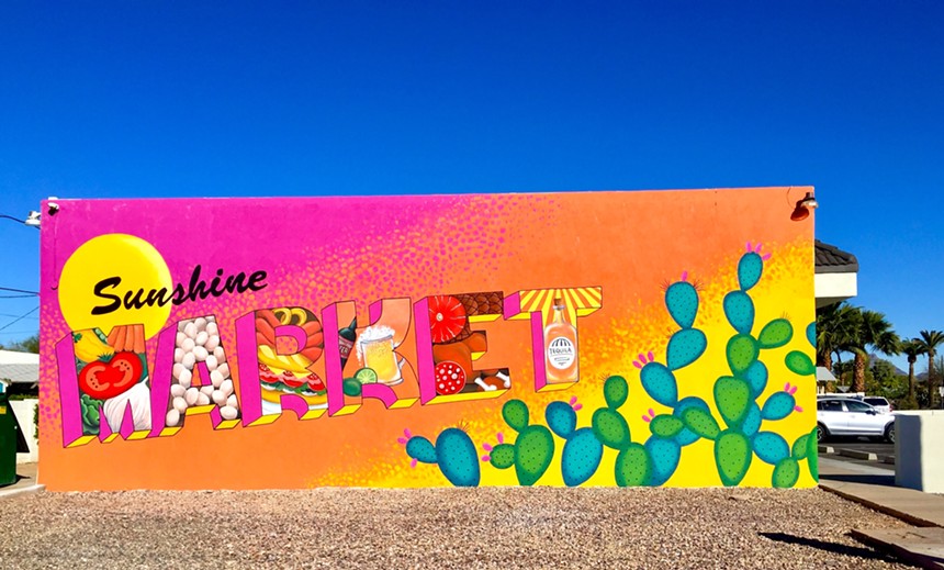 Take a selfie with the Sunshine Market mural. - ALLISON YOUNG