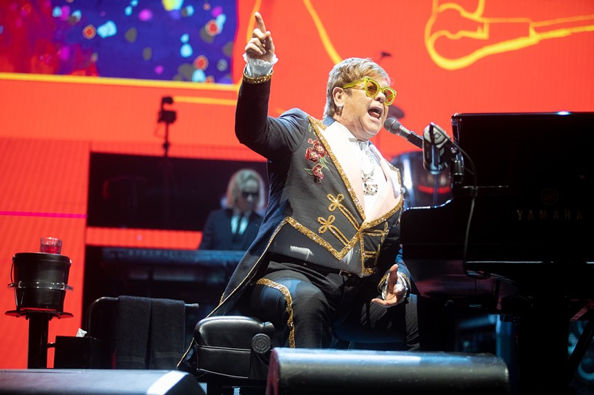 Elton John is bringing his farewell tour back to the Valley. - JIM LOUVAU