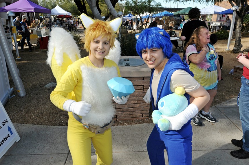 They came as characters from the Sonic the Hedgehog series. - BENJAMIN LEATHERMAN