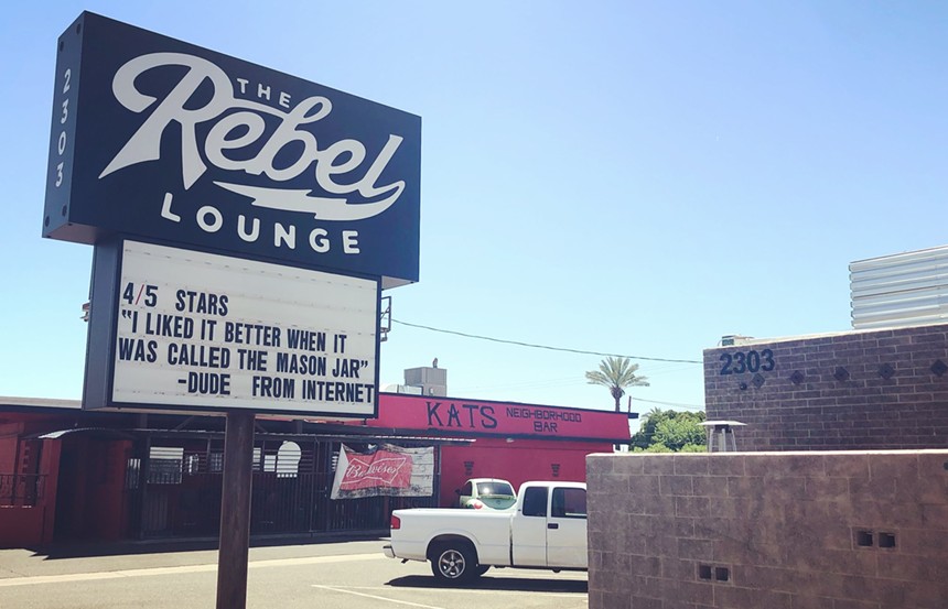 The Rebel Lounge in central Phoenix. - THE REBEL LOUNGE'S FACEBOOK