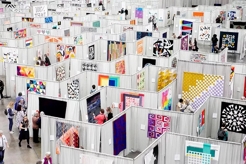 QuiltCon offers five days of homespun fun. - QUILTCON