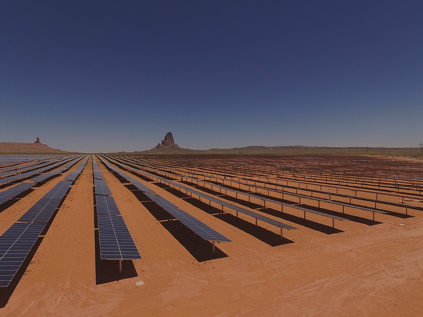 The Kayenta Solar Plant on Navajo Nation. - NAVAJO TRIBAL UTILITY AUTHORITY