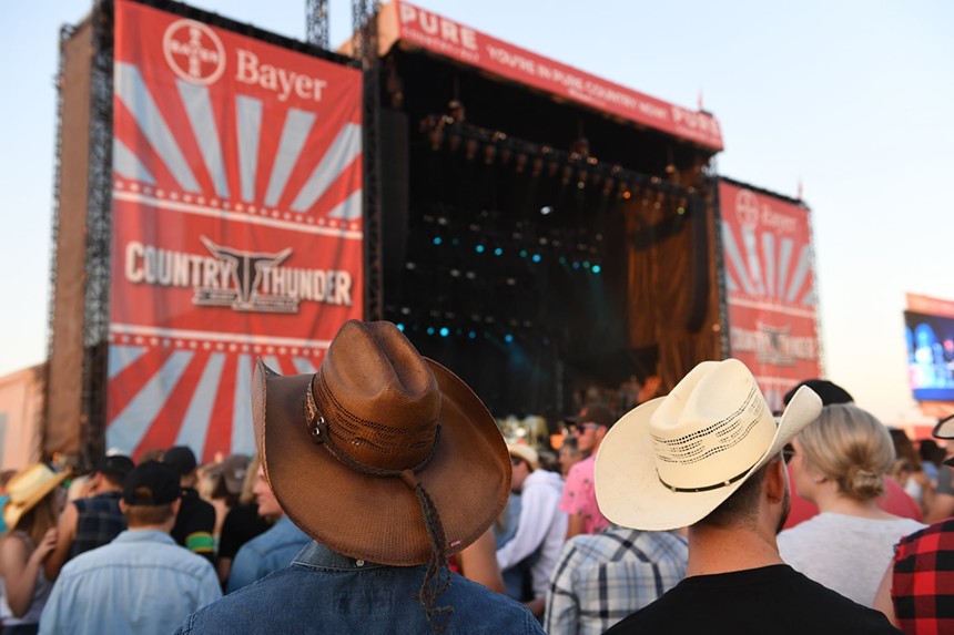 Don't forget your cowboy hats, y'all. - COUNTRY THUNDER