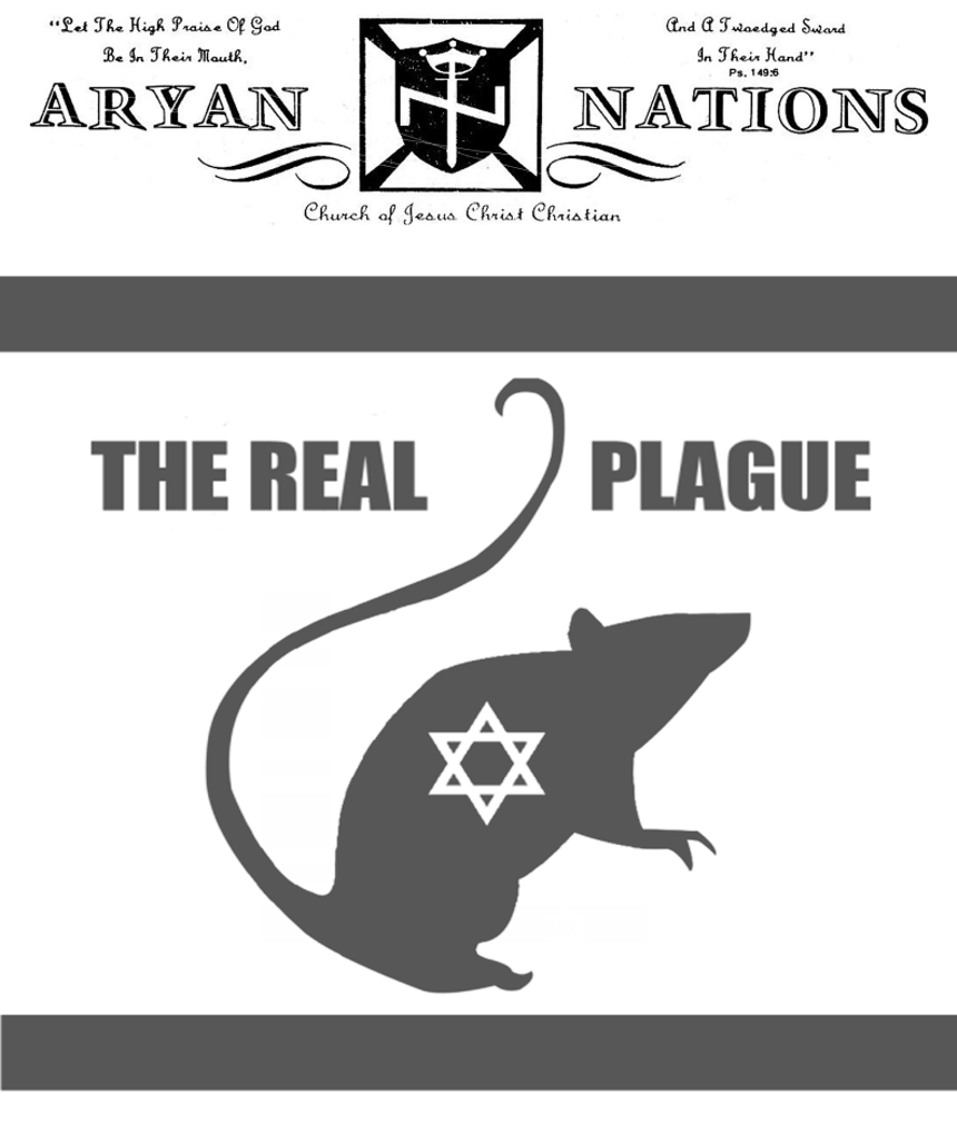 One of Aryan Nations’ racist flyers that was distributed on the west side. - ARYAN NATIONS