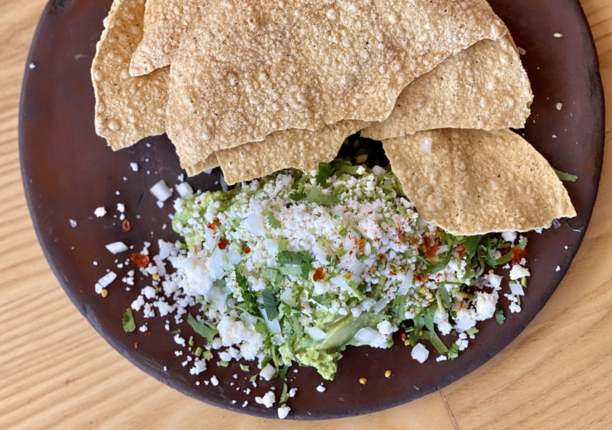 Bacanora dusts its guac in crushed chiltepin peppers. - ALLISON YOUNG