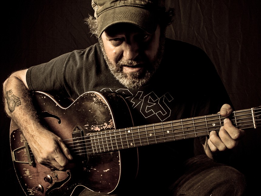 Singer-songwriter Scott H. Biram (a.k.a. the "Dirty Old One Man Band"). - CHRISTOPHER CARDOZA